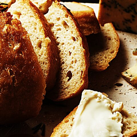 Meal photo - No Knead Italian Semolina Bread