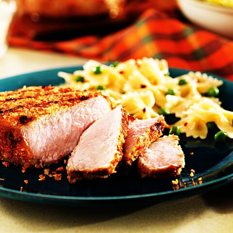 Meal photo - Parmesan-Crusted New York Pork Chops