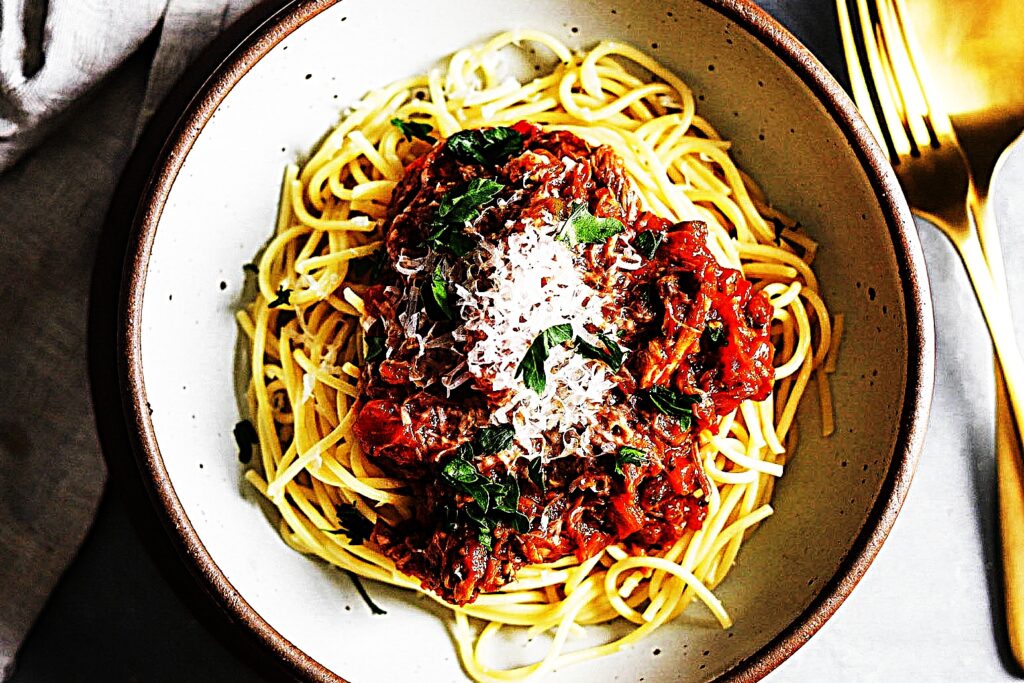 Meal photo - Pulled Pork BBQ Spaghetti