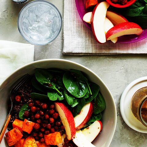 Meal photo - Roasted Chickpea and Sweet Potato Buddha Bowls