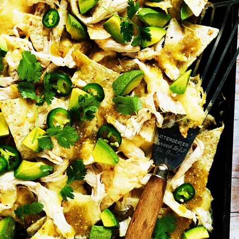 Meal photo - Salsa Verde Chicken Nachos