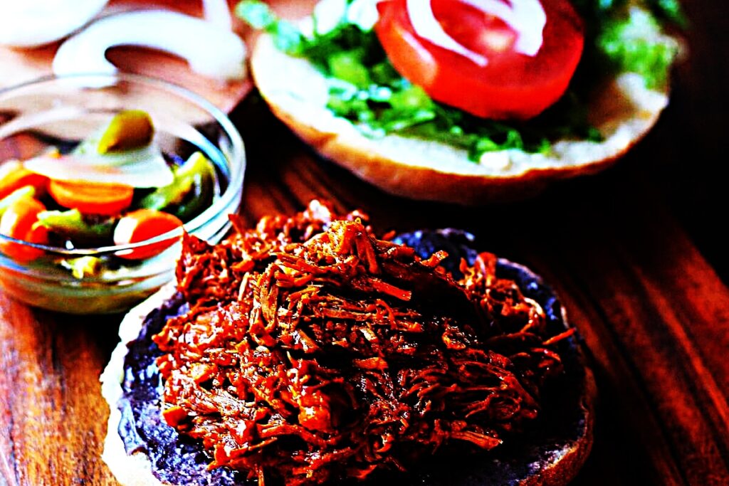 Meal photo - Shredded Pork in Achiote Sandwich