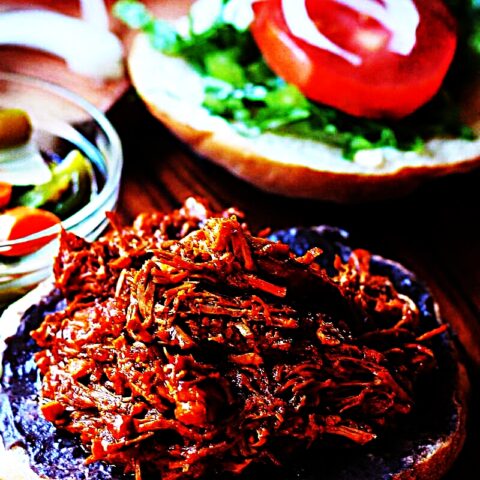 Meal photo - Shredded Pork in Achiote Sandwich