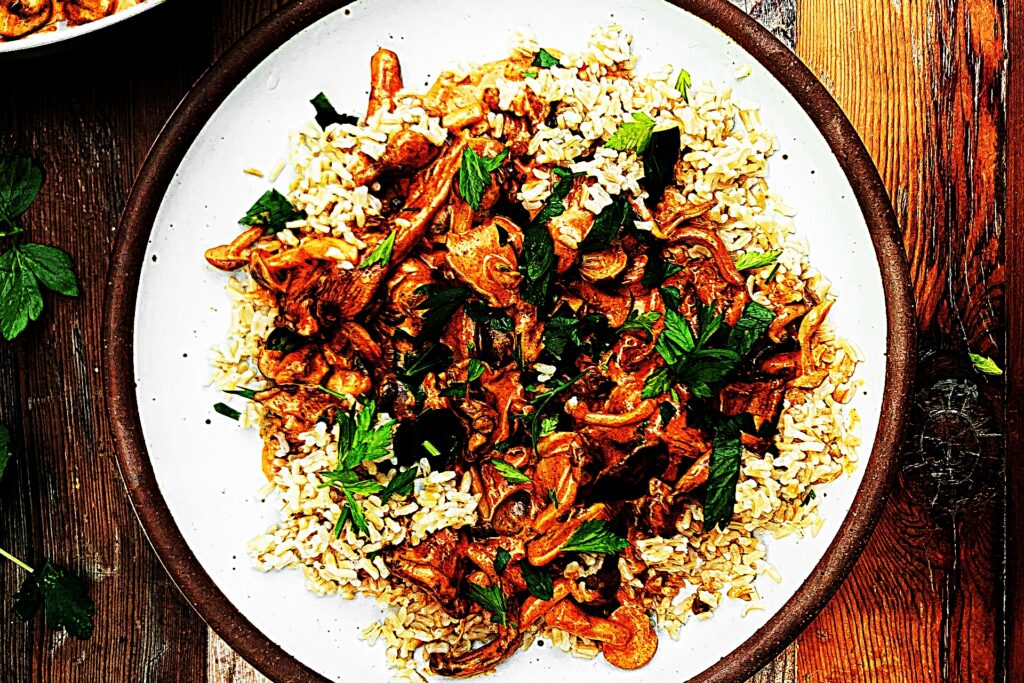 Meal photo - Shroom Goulash with Brown Rice