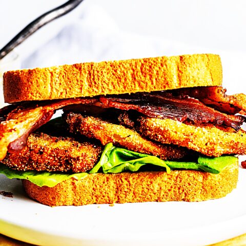 Meal photo - Southern Fried Green Tomato BLT Sandwiches