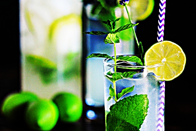 Meal photo - Sparkling Lavender-Mint Limeade