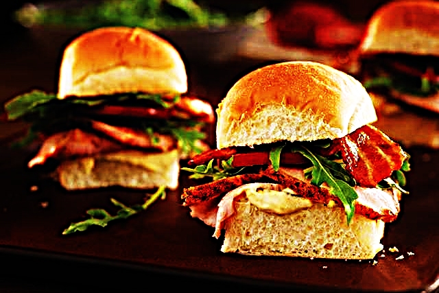 Meal photo - Spice Rubbed Pork Loin BLT Sliders With Dijon Remoulade