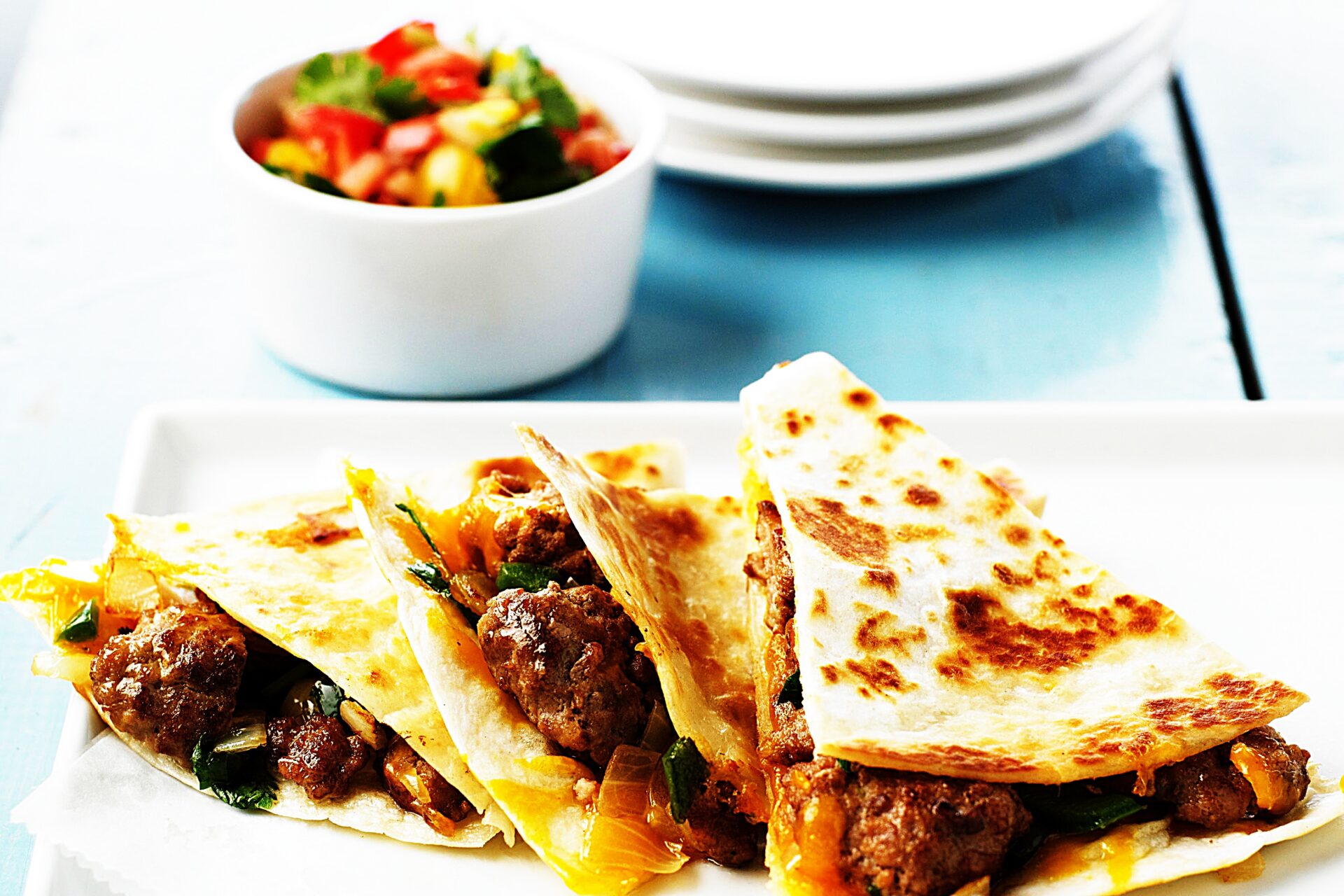 Meal photo - Spicy Pork Quesadillas