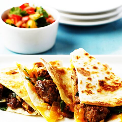 Meal photo - Spicy Pork Quesadillas