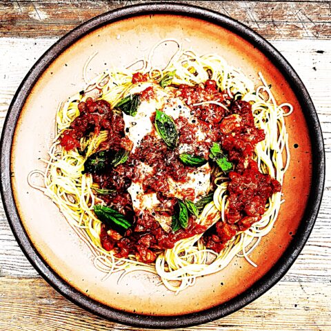 Meal photo - Stovetop Chicken Parm with Herby Angel Hair