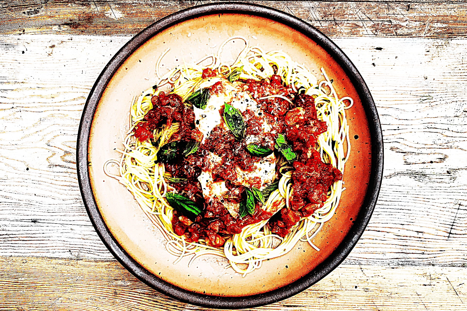 Stovetop Chicken Parm with Herby Angel Hair