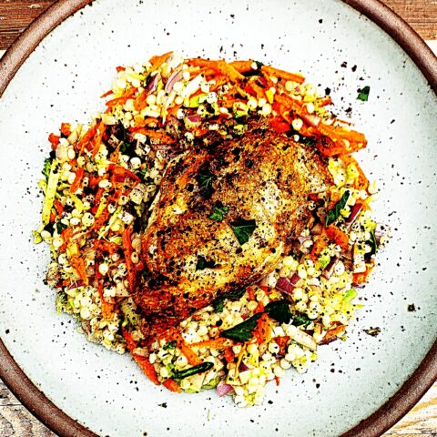 Meal photo - Sumac Chicken Lemon Israeli Couscous