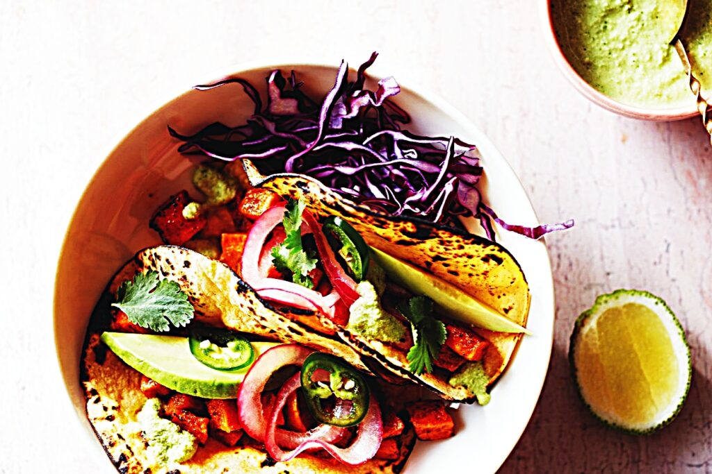 Meal photo - Sweet Potato Tacos with Lime Crema