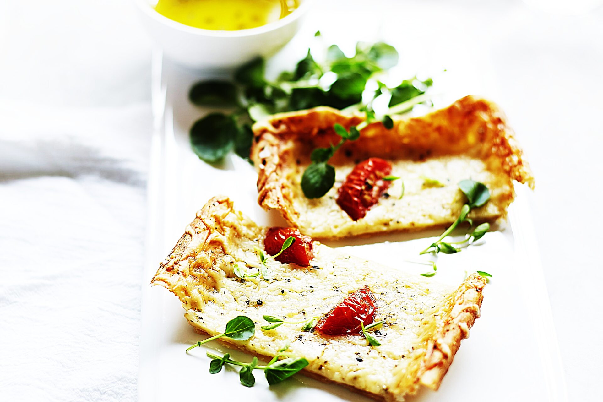 Meal photo - Tarte à la Moutarde, with Tomatoes and Gruyère Cheese