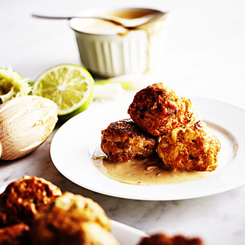 Meal photo - Thai Chicken Meatballs with Peanut Sauce