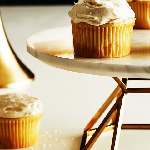 Meal photo - Vanilla Cupcakes with Mascarpone Buttercream Frosting