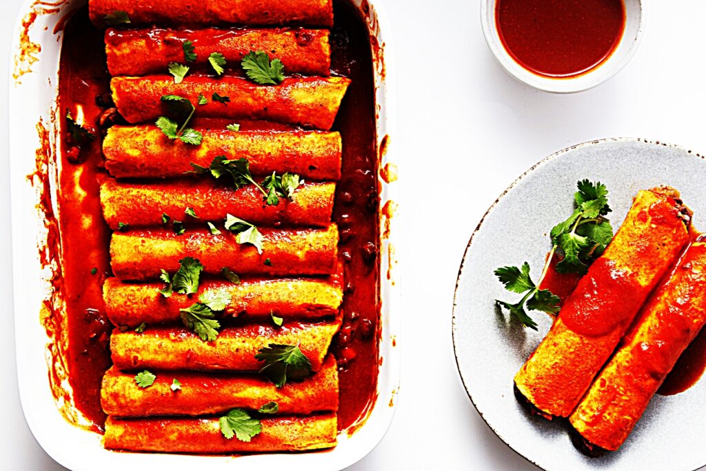 Meal photo - Vegan Black Bean Enchiladas