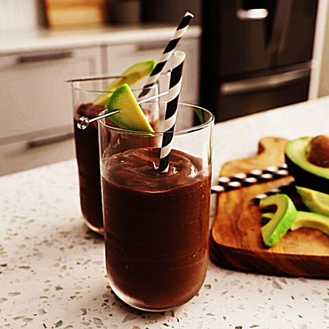 Meal photo - Vegan Chocolate Avocado “Milkshakes”