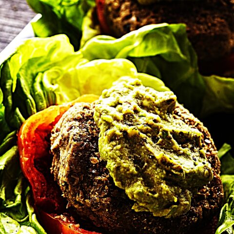 Meal photo - Veggie and Lentil Burgers with Avocado Mash