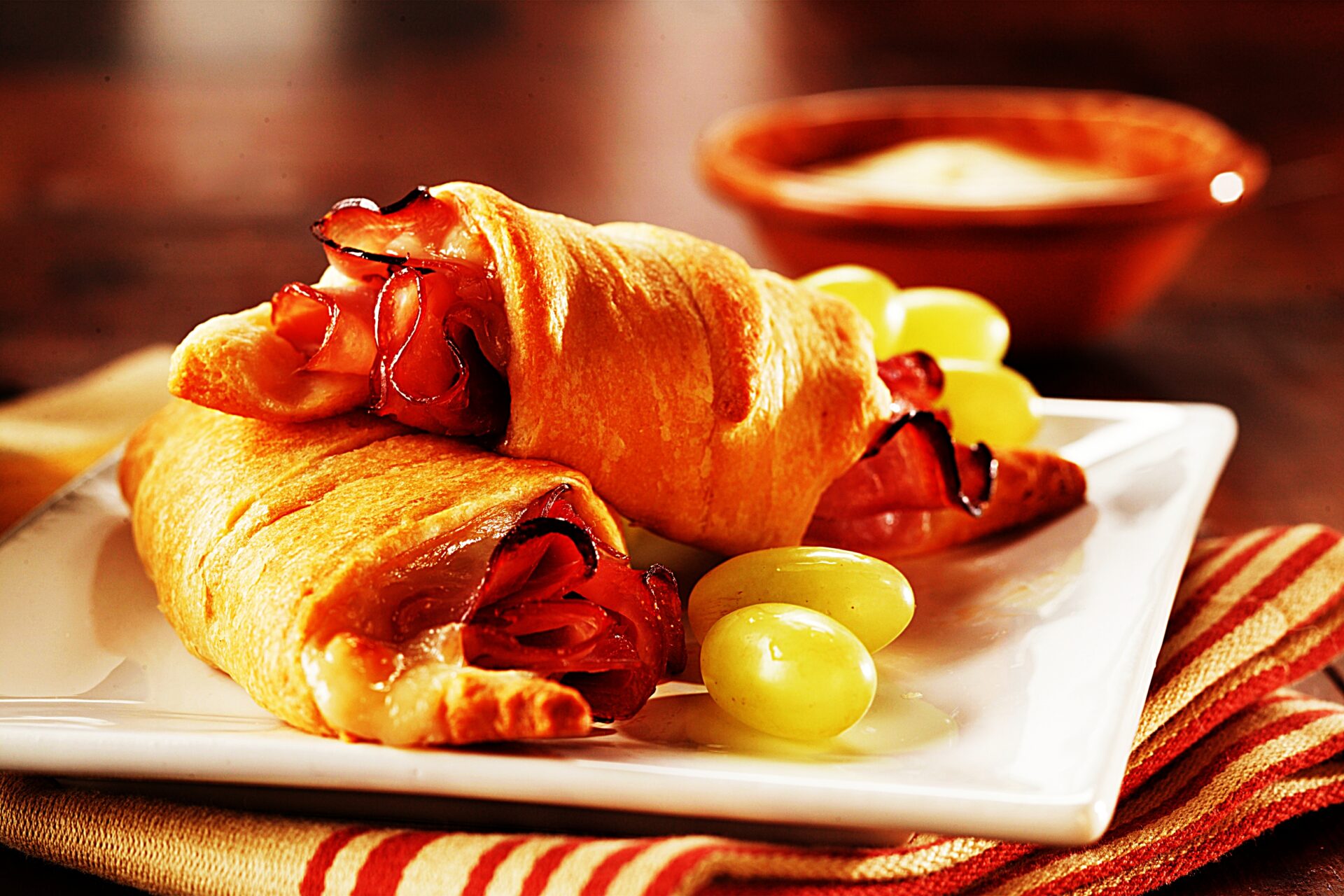 Meal photo - Warm Holiday Ham Crescents