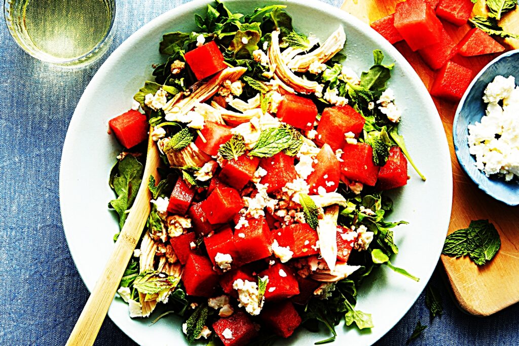 Meal photo - Watermelon, Feta And Mint Salad