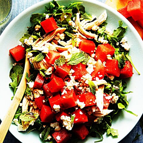 Meal photo - Watermelon, Feta And Mint Salad