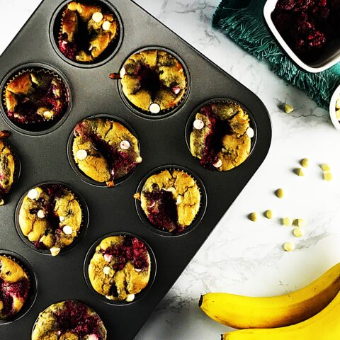 Meal photo - White Chocolate-Raspberry Blender Muffins