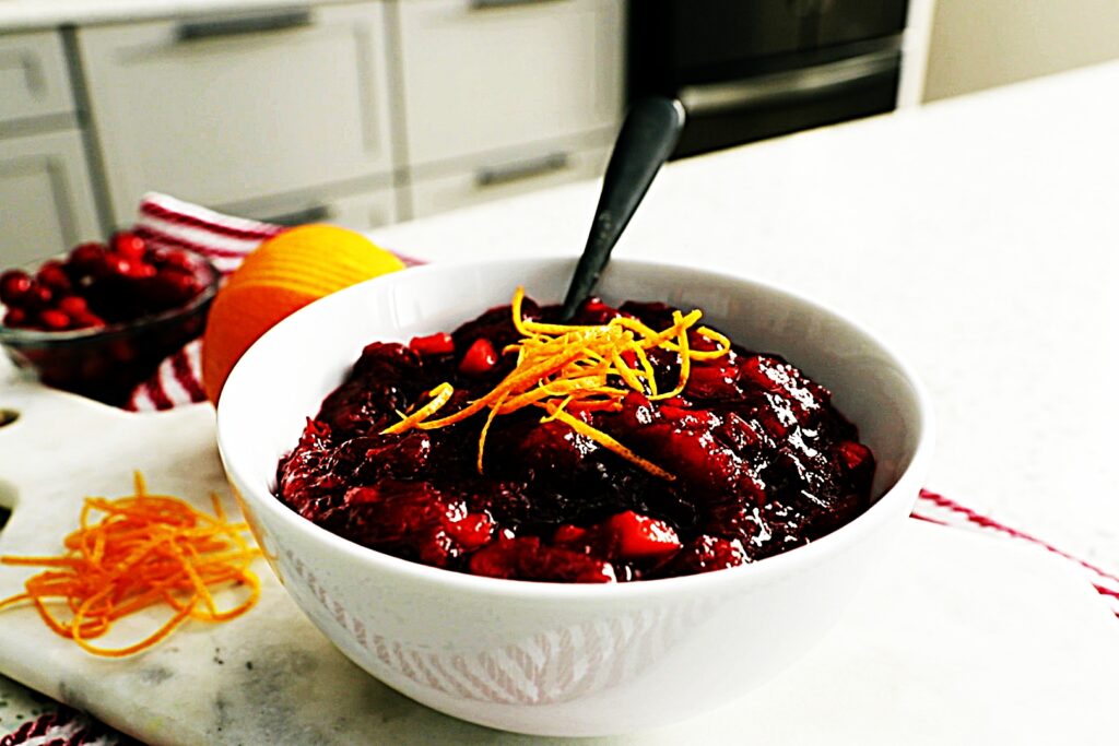 Meal photo - Apple and Spice Cranberry Sauce