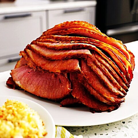 Meal photo - Apricot Mustard Glazed Ham