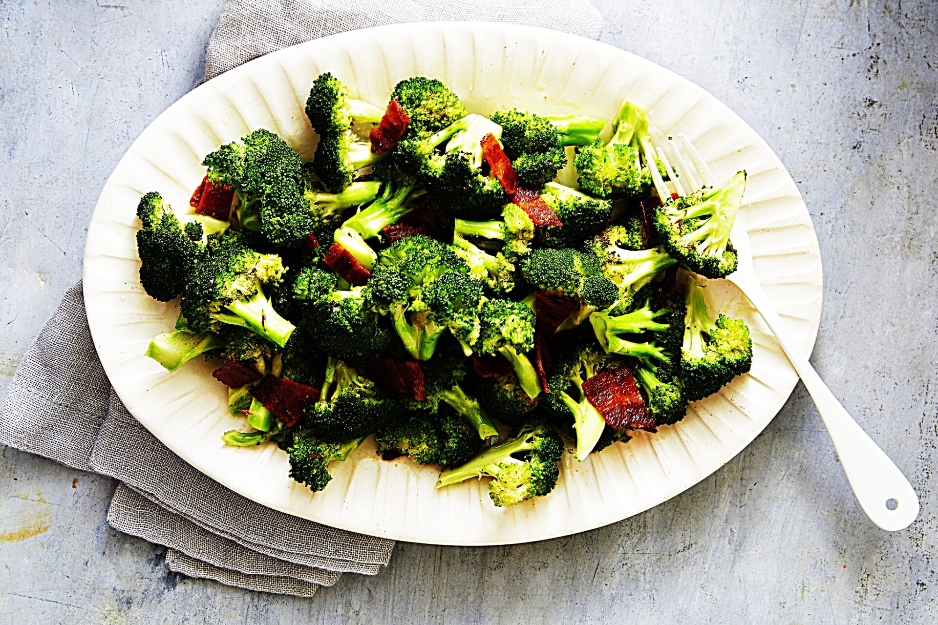 Meal photo - Bacon Roasted Broccoli