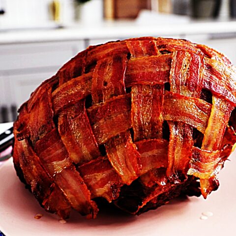 Meal photo - Bacon-Wrapped Baked Ham