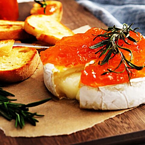 Meal photo - Baked Brie with Apricot Preserves