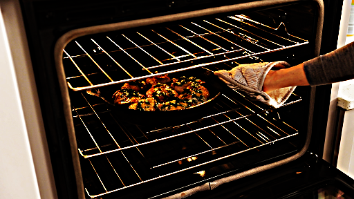 Photo made during Oven process