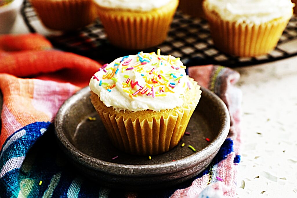 Meal photo - Basic Vanilla Cupcakes with Vanilla Buttercream