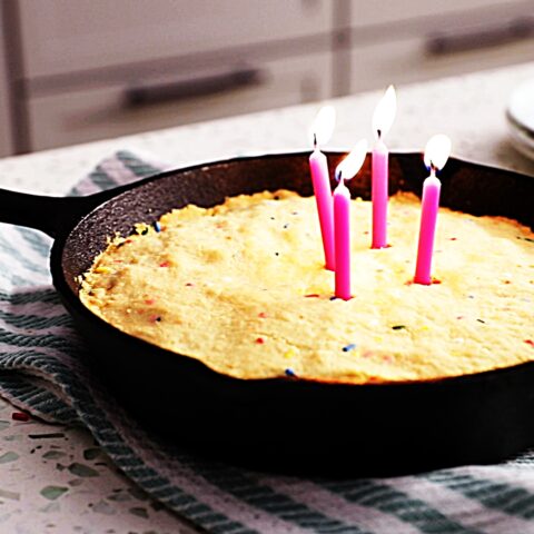 Meal photo - Birthday Cake Skillet Cookie