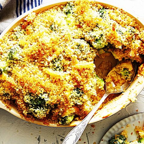 Meal photo - Broccoli Gratin with Cheesy Breadcrumbs