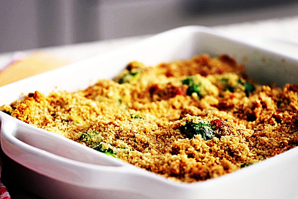 Meal photo - Brussels Sprouts Gratin with Bacon Breadcrumbs