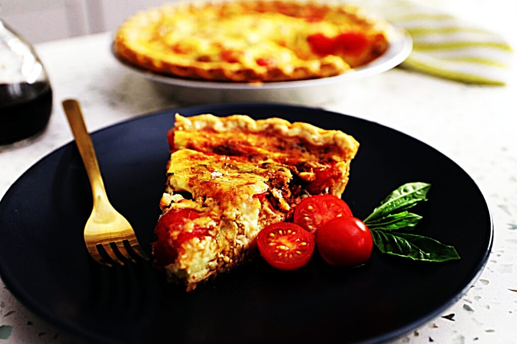 Meal photo - Caprese Quiche