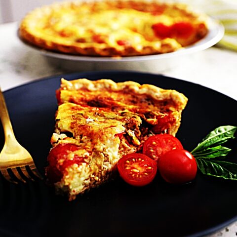 Meal photo - Caprese Quiche