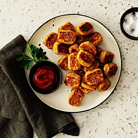 Meal photo - Cheesy Baked Cauliflower Tots