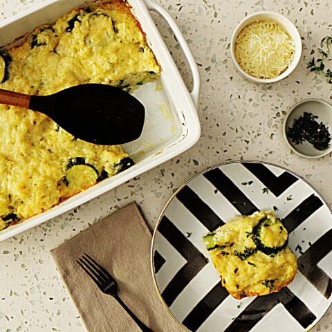 Meal photo - Cheesy Zucchini and Rice Casserole