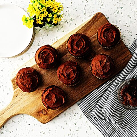 Meal photo - Chocolate Cupcakes with Chocolate Buttercream