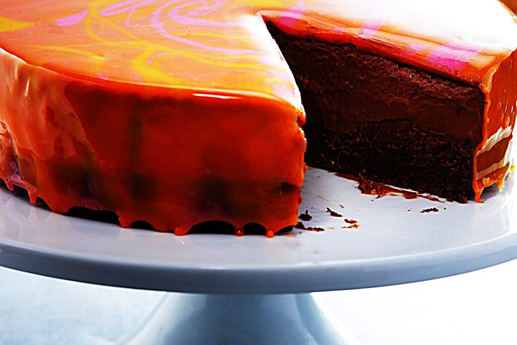 Meal photo - Chocolate Mousse Mirror Glaze Cake