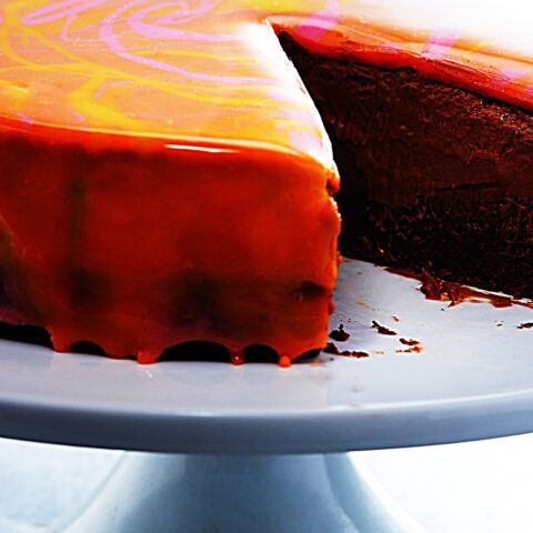 Meal photo - Chocolate Mousse Mirror Glaze Cake