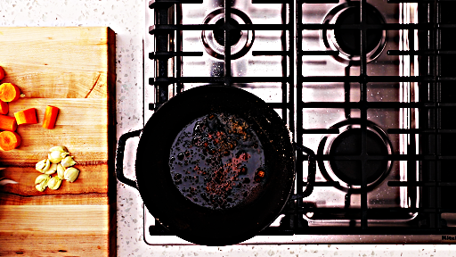 Photo made during Stove process