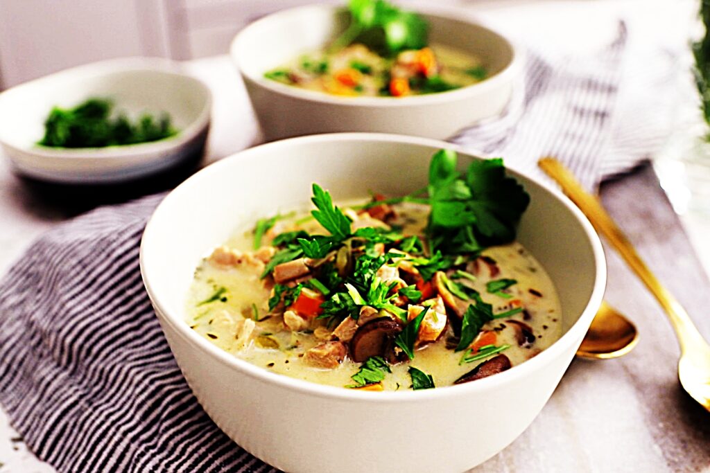 Meal photo - Creamy Chicken Mushroom Soup