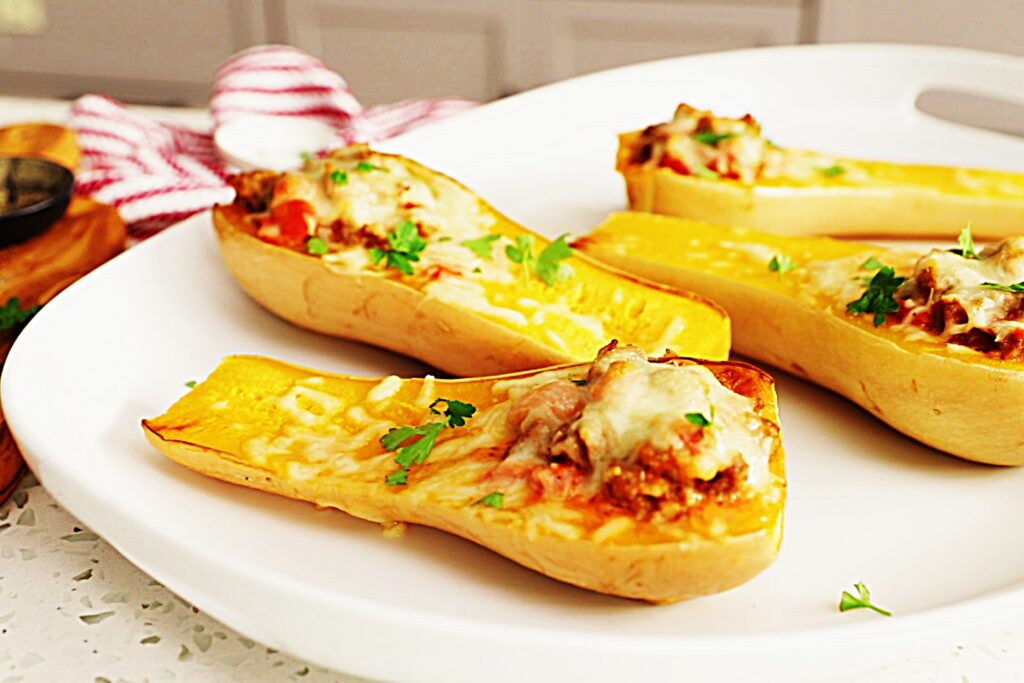 Meal photo - Creamy Sausage-Stuffed Butternut Squash