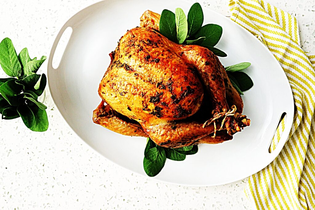 Meal photo - Dry-Brined Roast Turkey with Garlic Sage Butter