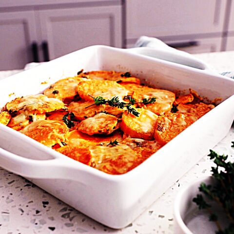 Meal photo - Easy Sweet Potatoes Au Gratin