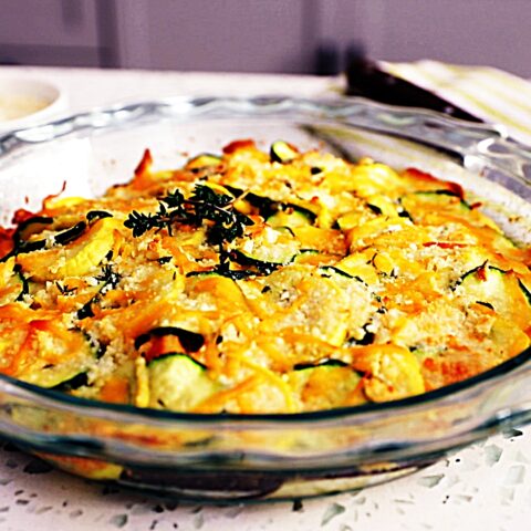 Meal photo - Farmer's Market Vegetable Bake with Sharp Cheddar and Parmesan